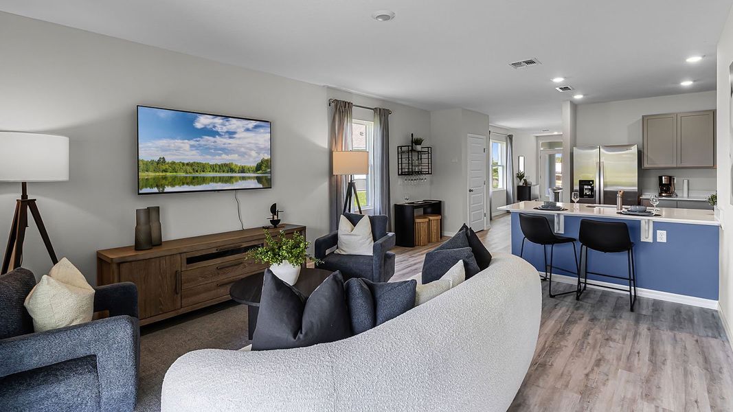 Furnished interior view inside a new home in Villamar, Winter Haven (Image 18).