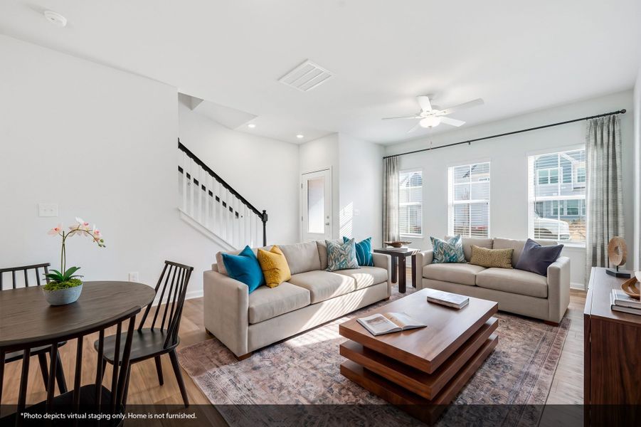 Furnished interior view inside a new home in Lakeview Village, Charlotte (Image 6).
