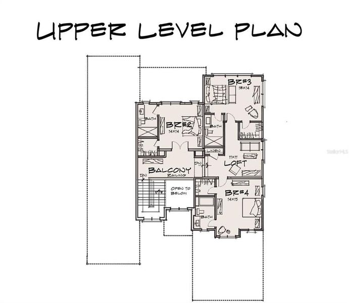 2D floor plan layout of this home in , Nokomis, FL (Image 4).