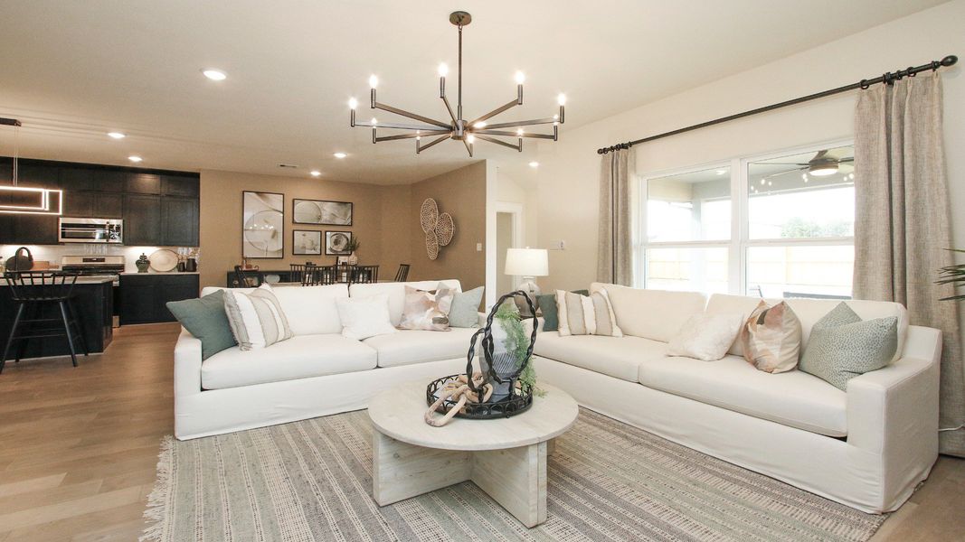 Furnished interior view inside a new home in Colony at Pinehurst, Pinehurst (Image 9).