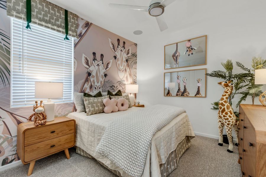 Representative furnished interior of a home built from the Copper by Mattamy Homes in Oasis At Rocking K, Vail (Image 23).