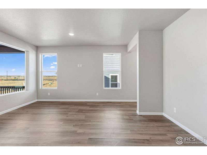 Spacious, unfurnished interior of a new home in Cordovan, Longmont (Image 14). Spacious, unfurnished interior of a new home in Cordovan, Longmont (Image 14).