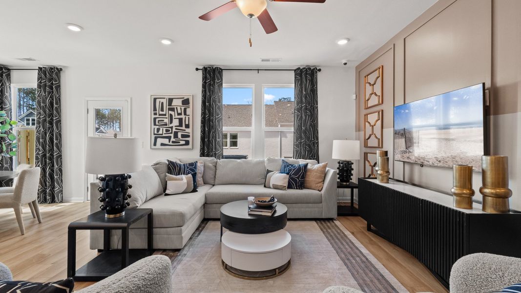 Furnished interior view inside a new home in Bowers Farm Townhomes, McDonough (Image 7).