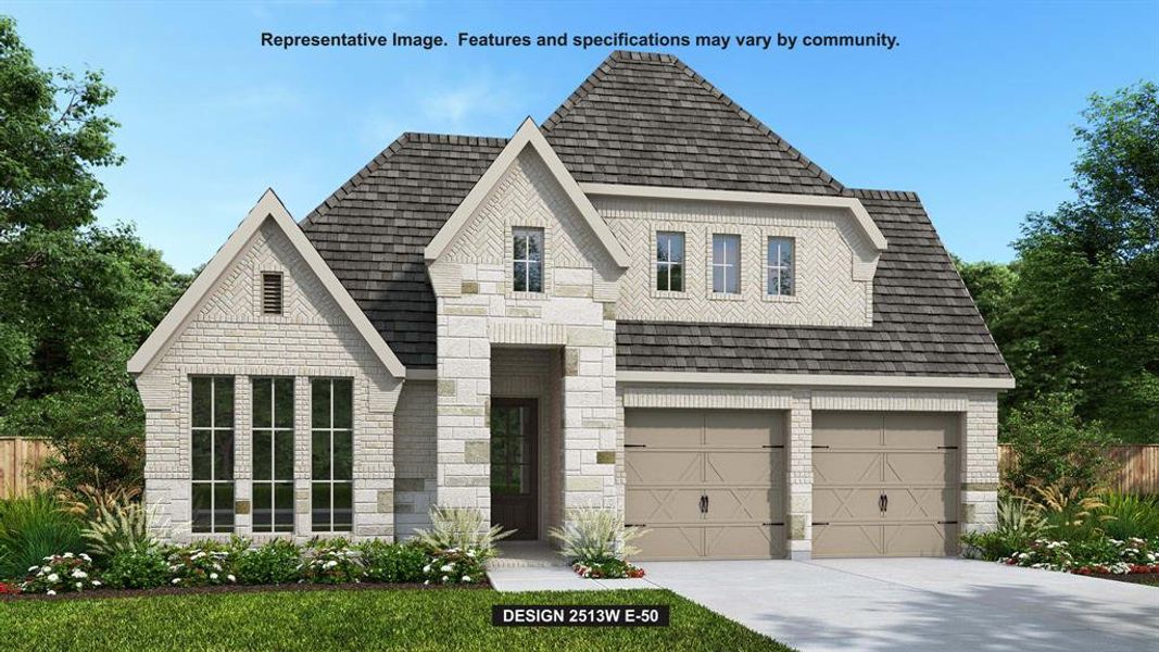Front exterior of a new home in Lakewood Village, Lakewood Village, TX, highlighting curb appeal (Image 1). Front exterior of a new home in Lakewood Village, Lakewood Village, TX, highlighting curb appeal (Image 1).
