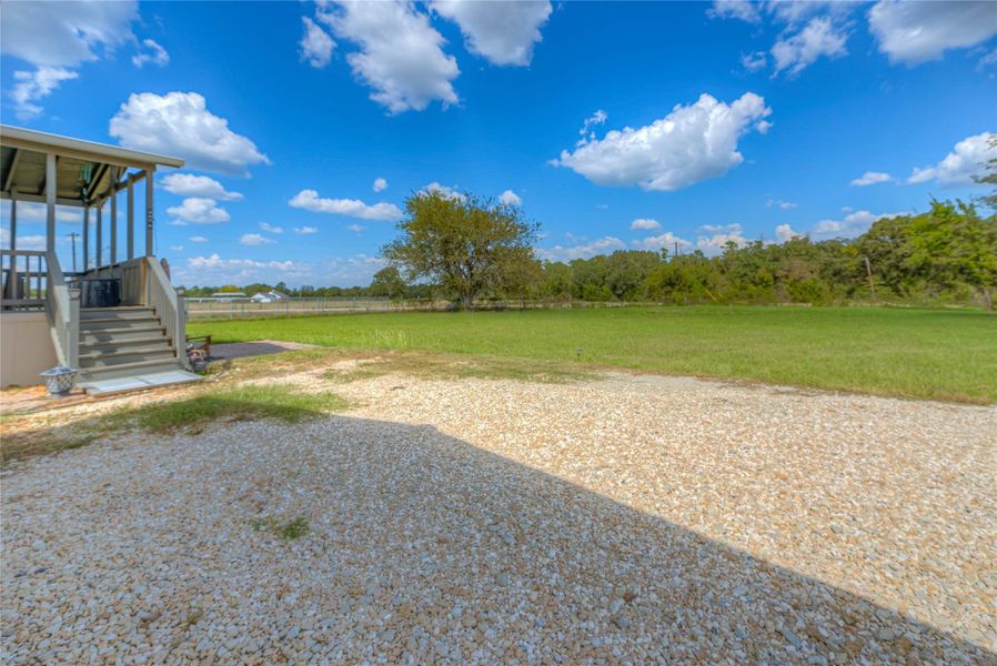 View of the front yard.