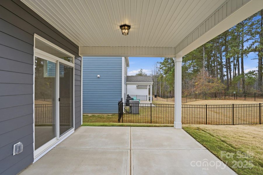 Exterior details and patio area of a home in Carrington, Stanley (Image 26).