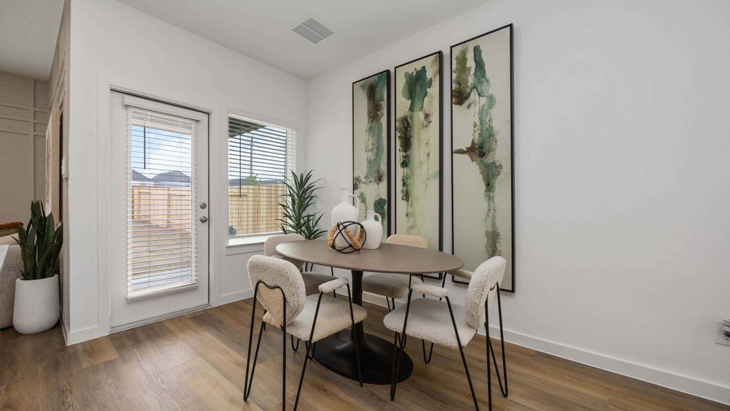 Furnished interior view inside a new home in Grand West, Houston (Image 2).