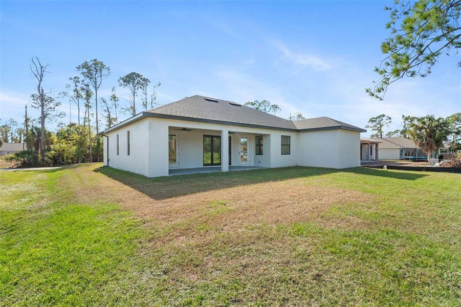 Exterior details and patio area of a home in , North Port (Image 20).