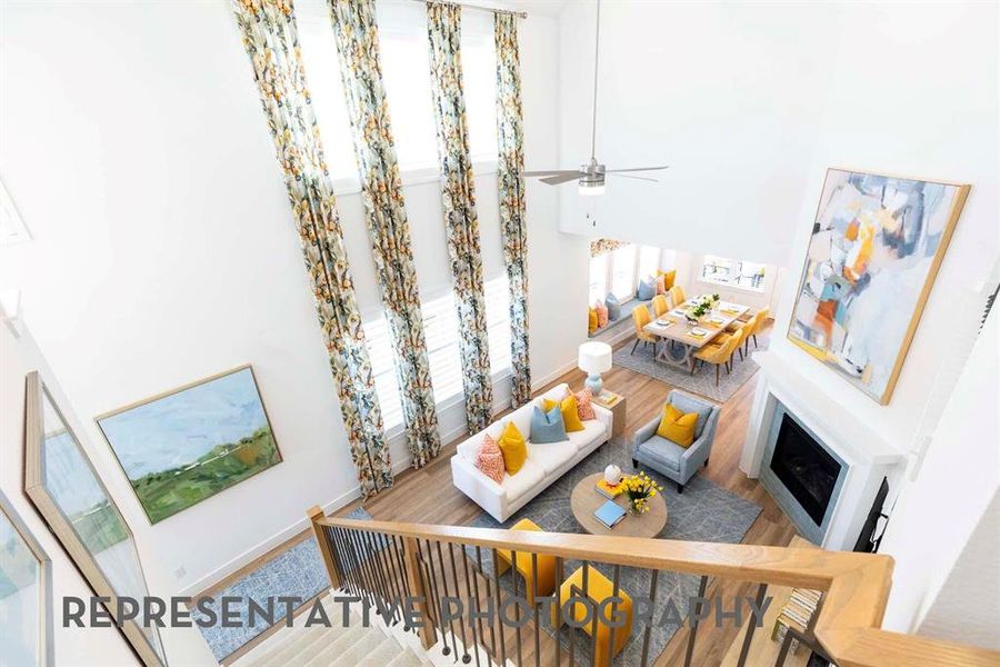 Furnished interior view inside a new home in Mosaic, Celina (Image 13).