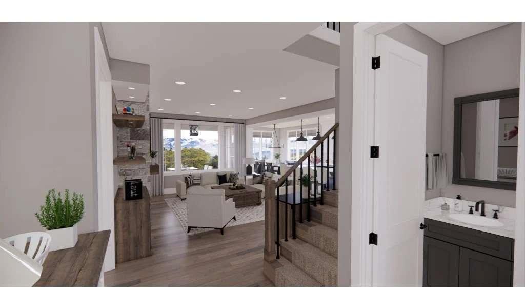 Furnished interior view inside a new home in , Waco (Image 18).