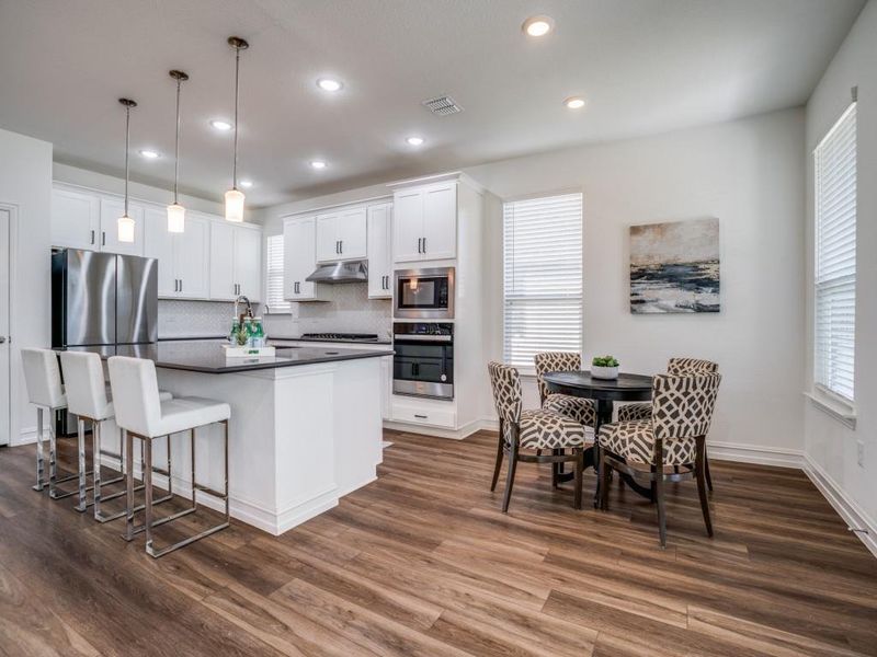 Furnished interior view inside a new home in , McKinney (Image 17). Furnished interior view inside a new home in , McKinney (Image 17).