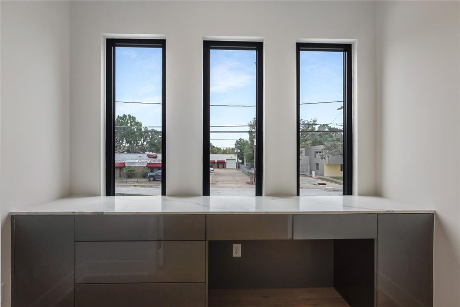 Furnished interior view inside a new home in , Houston (Image 8).