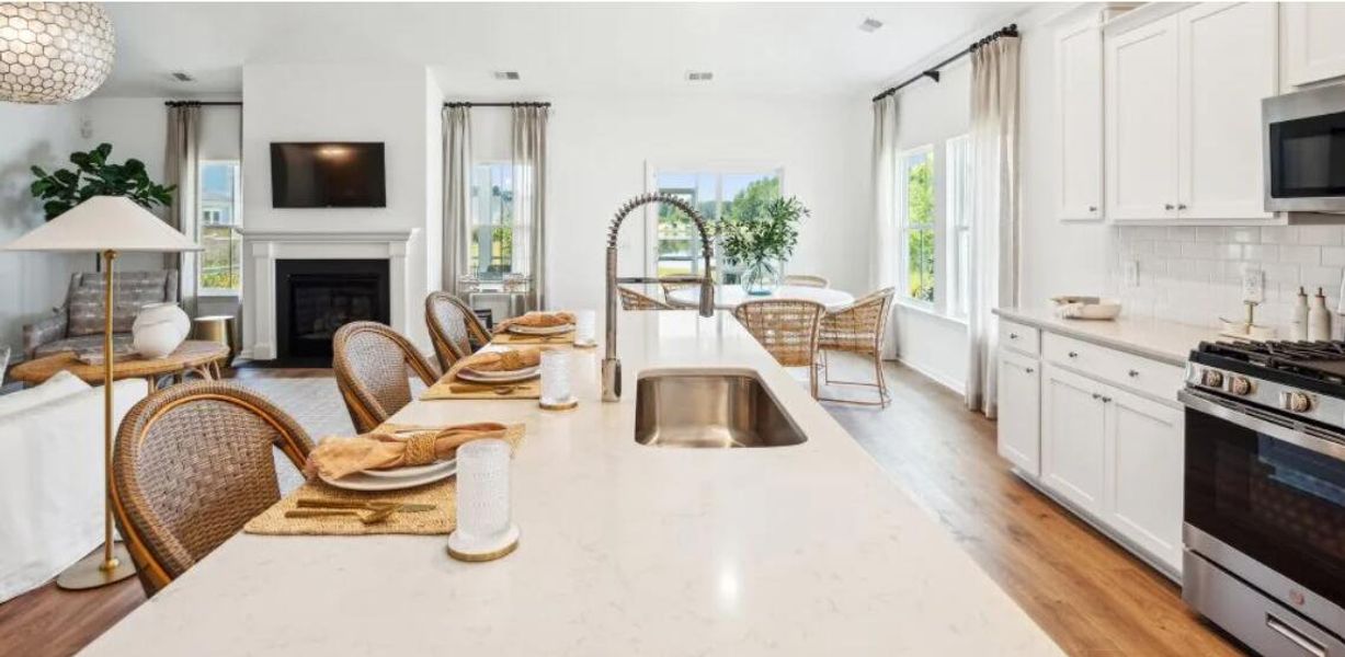 Furnished interior view inside a new home in , Summerville (Image 4). Furnished interior view inside a new home in , Summerville (Image 4).