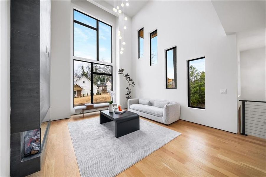 Furnished interior view inside a new home in , Atlanta (Image 7).