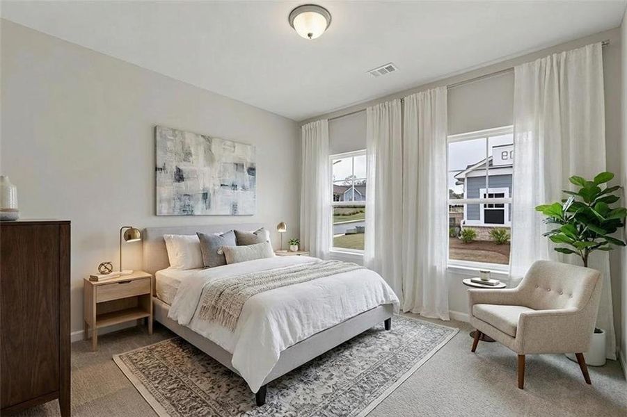 Furnished interior view inside a new home in Creekwood, Powder Springs (Image 5).