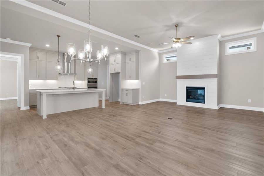 Spacious, unfurnished interior of a new home in Promenade at Sawnee Village, Cumming (Image 15).