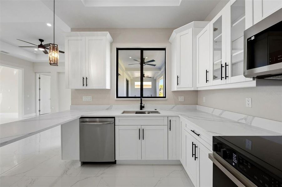 Furnished interior view inside a new home in , Placida (Image 10).
