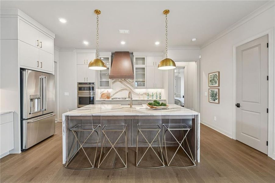 Furnished interior view inside a new home in Promenade at Sawnee Village, Cumming (Image 13).