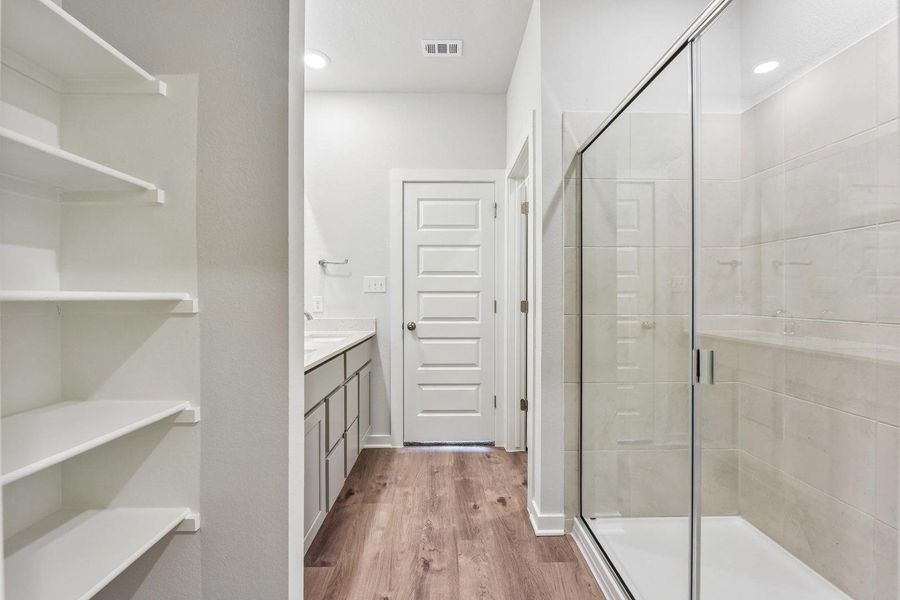 Furnished interior view inside a new home in Trinity Ranch, Elgin (Image 14).