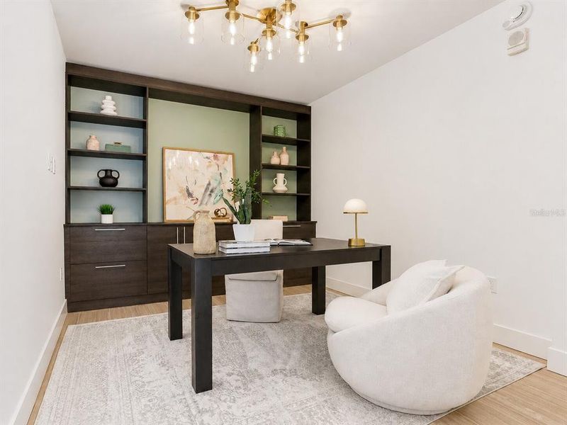 Furnished interior view inside a new home in , Tampa (Image 46).