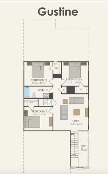 2D floor plan layout of this home in River Ranch, Dayton, TX (Image 3). 2D floor plan layout of this home in River Ranch, Dayton, TX (Image 3).