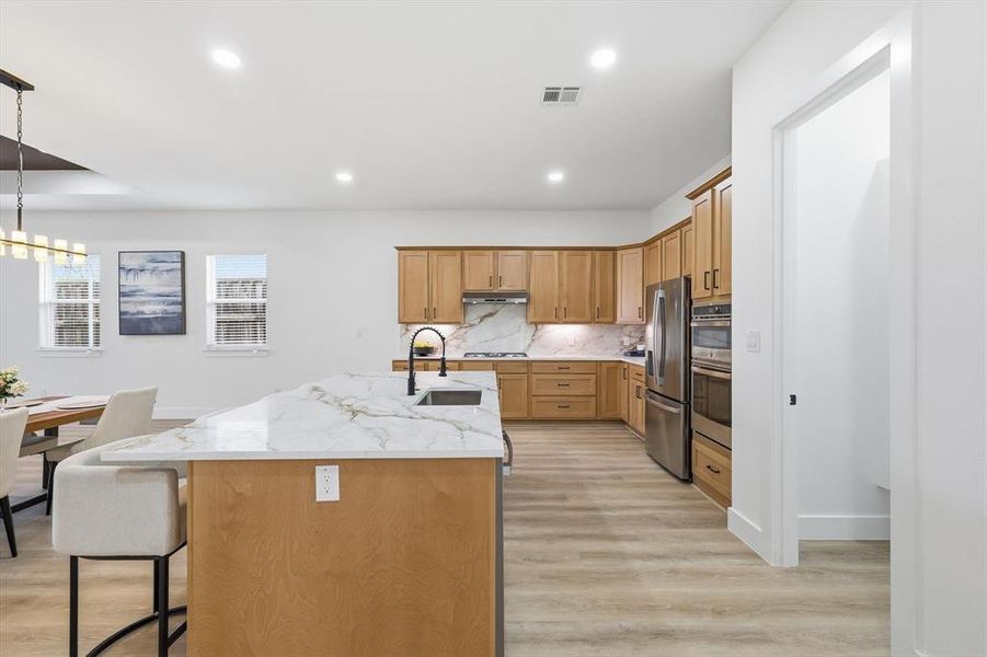 Furnished interior view inside a new home in , Denton (Image 8).