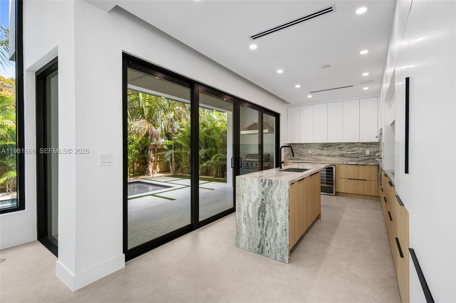 Furnished interior view inside a new home in , Miami (Image 5).