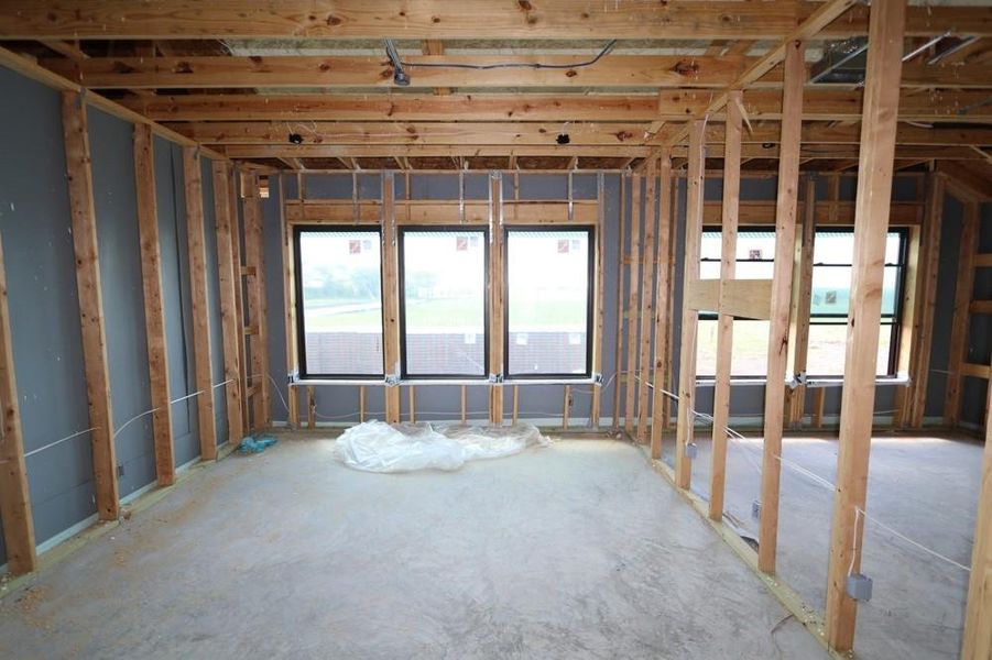 Spacious, unfurnished interior of a new home in Austin Point, Richmond (Image 5). Spacious, unfurnished interior of a new home in Austin Point, Richmond (Image 5).