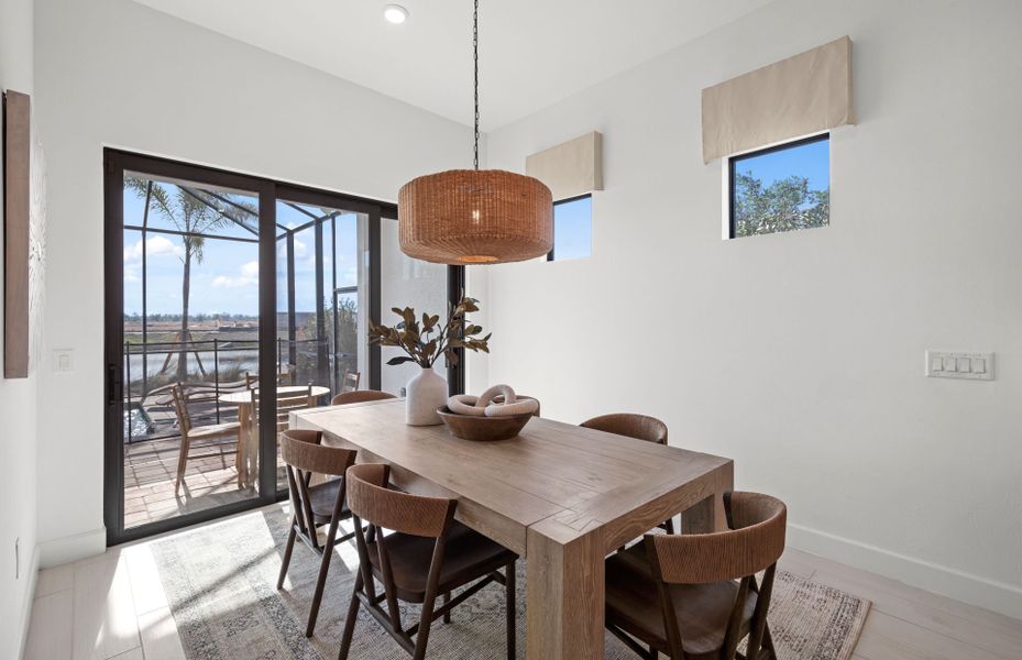 Dine in style in our vibrant 55+ community homes Dine in style in our vibrant 55+ community homes