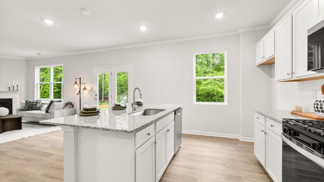 Furnished interior view inside a new home in Fairhaven, Lithia Springs (Image 9).