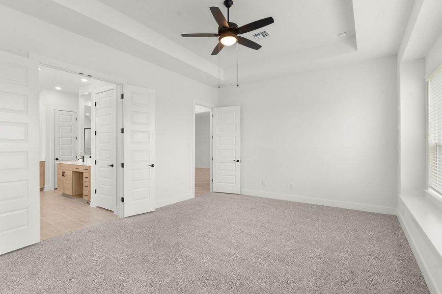 Spacious, unfurnished interior of a new home in The Grove at Blackhawk, Pflugerville (Image 33).