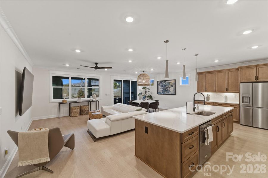 Furnished interior view inside a new home in Windell Woods, Tega Cay (Image 38).