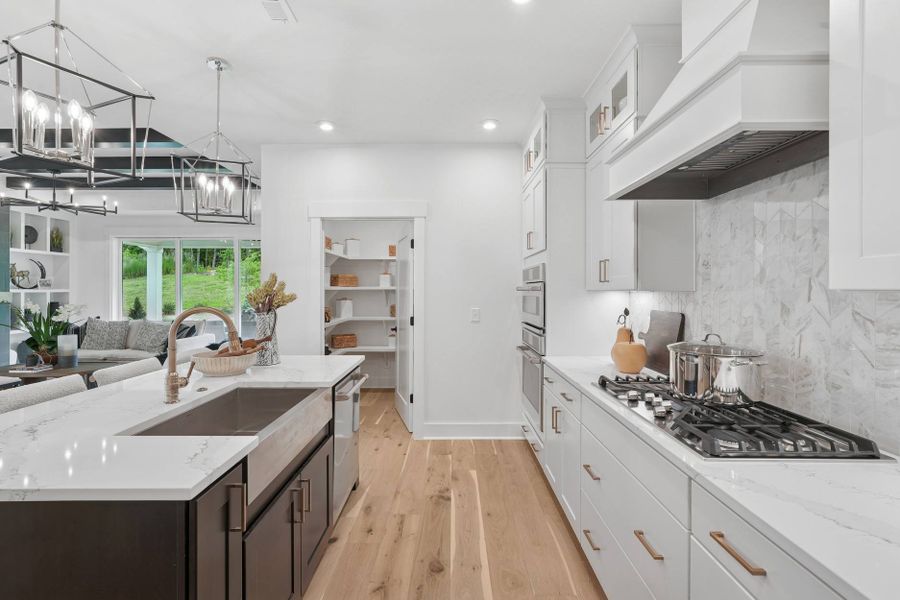 Representative furnished interior of a home built from the Cypress Cove by Tri Pointe Homes in The Pines Collection at Serenity, Fuquay Varina (Image 4).