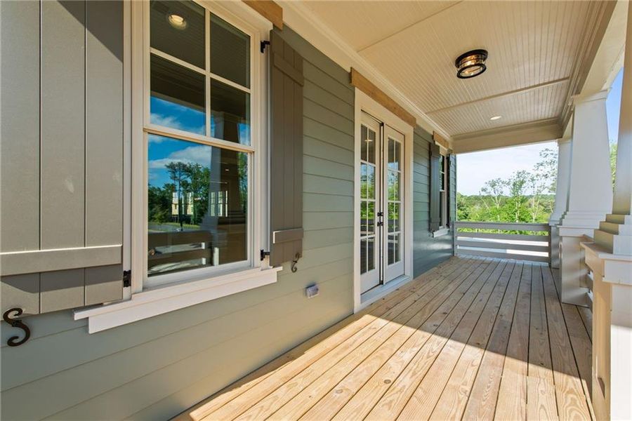 Exterior details and patio area of a home in , Woodstock (Image 22).