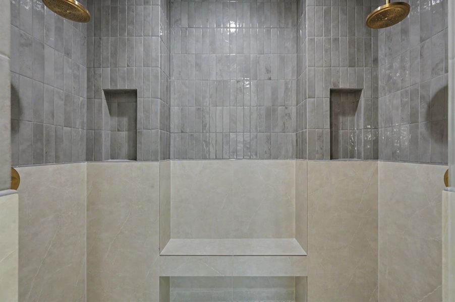 A design lovers dream shower.