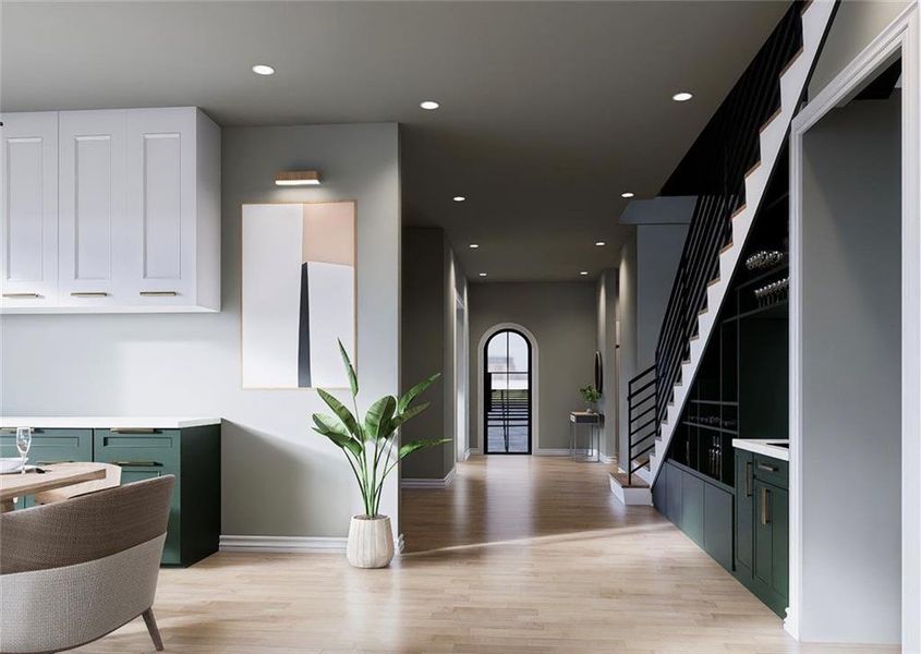 Furnished interior view inside a new home in , Decatur (Image 11).