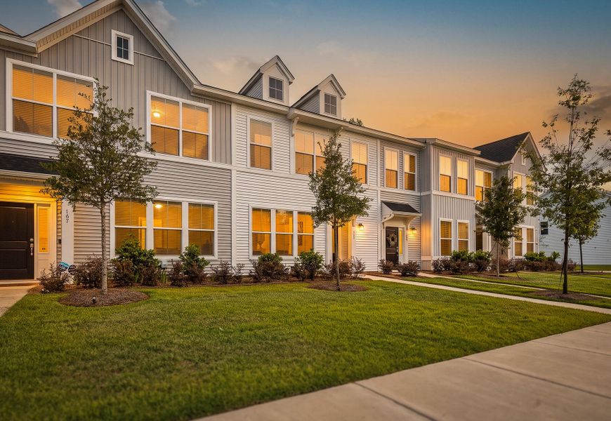 Front exterior of a new home in , Summerville, SC, highlighting curb appeal (Image 26). Front exterior of a new home in , Summerville, SC, highlighting curb appeal (Image 26).