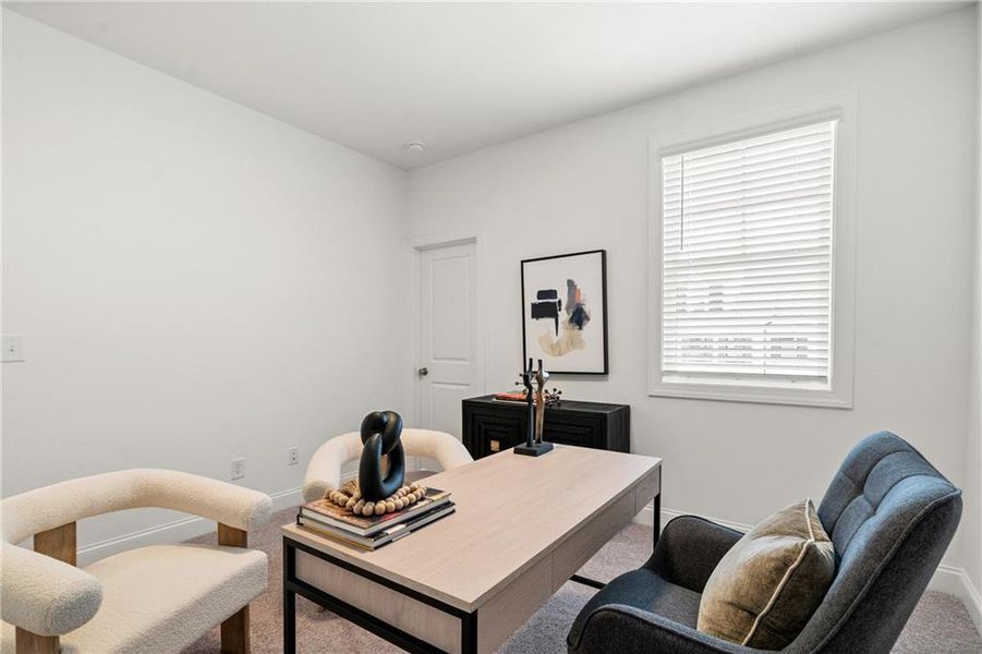 Furnished interior view inside a new home in Millcroft Townhomes, Buford (Image 16).
