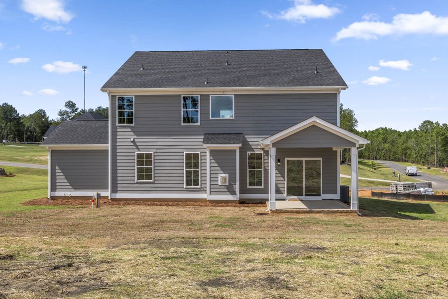Exterior details and patio area of a home in Hancock Farms, Aiken (Image 25). Exterior details and patio area of a home in Hancock Farms, Aiken (Image 25).