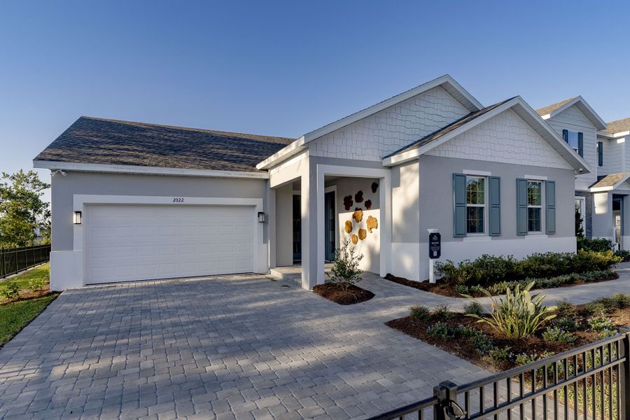 Front Exterior View of a Modern Central Florida Home