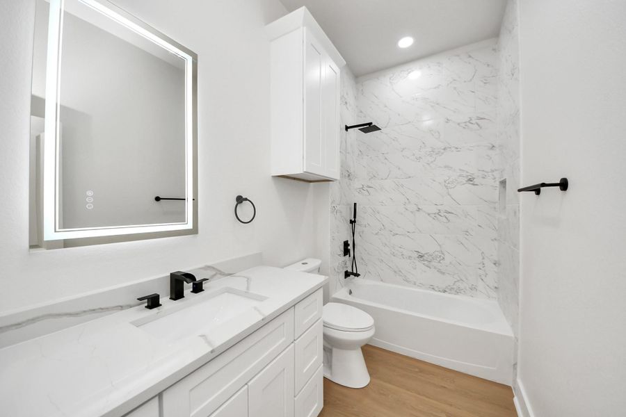 Furnished interior view inside a new home in , Houston (Image 15).