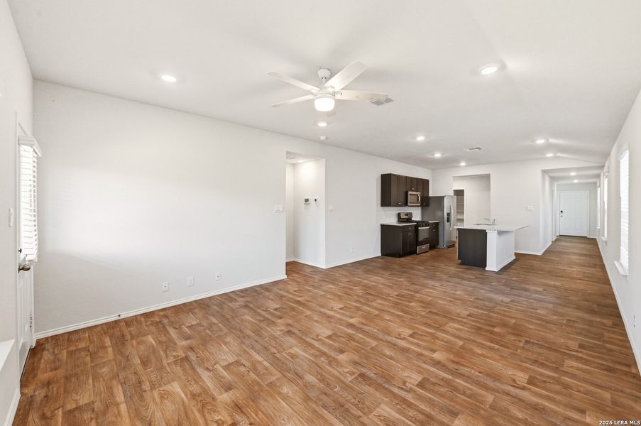 Spacious, unfurnished interior of a new home in Avenida, Converse (Image 23). Spacious, unfurnished interior of a new home in Avenida, Converse (Image 23).