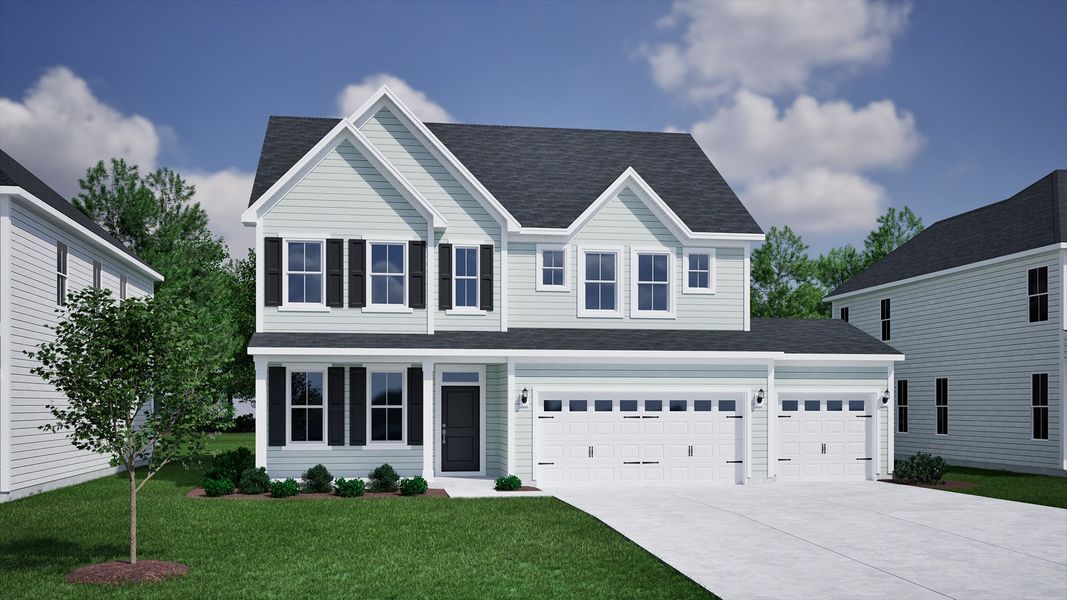 Representative exterior photo of a completed home built from the Mulberry - Vanguard Collection by Mungo Homes in Hanes Lake, Winston-Salem, NC (Image 2). Representative exterior photo of a completed home built from the Mulberry - Vanguard Collection by Mungo Homes in Hanes Lake, Winston-Salem, NC (Image 2).