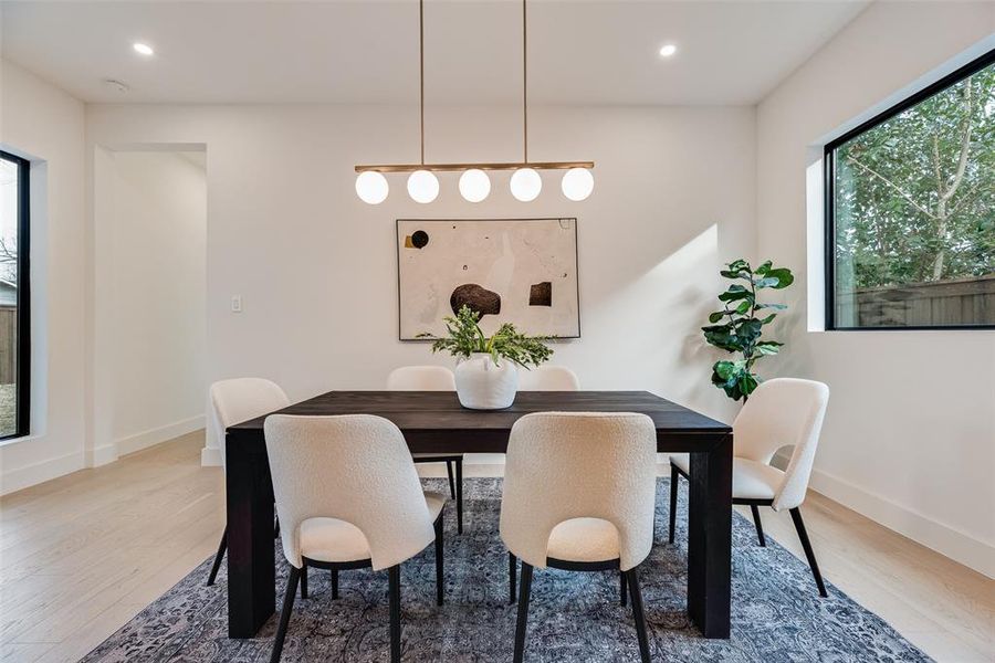 Furnished interior view inside a new home in , Dallas (Image 13).