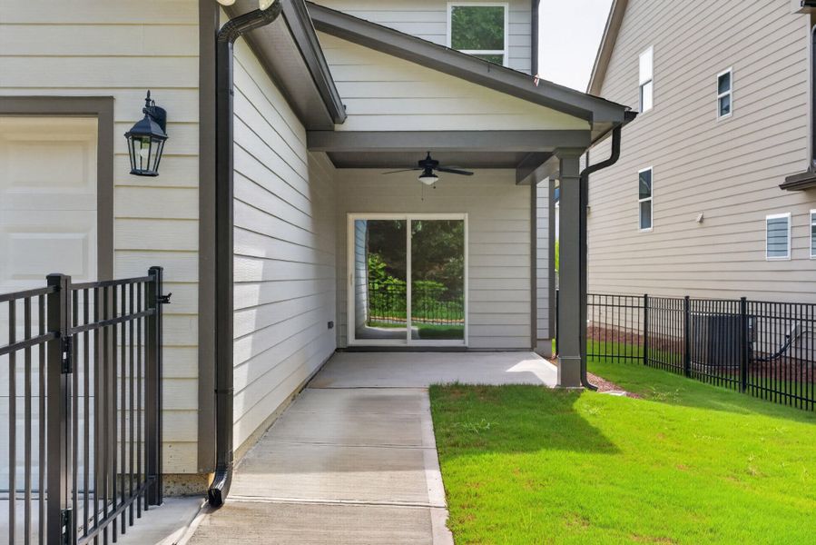 Exterior details and patio area of a home in Marble Tree, Ball Ground (Image 21). Exterior details and patio area of a home in Marble Tree, Ball Ground (Image 21).