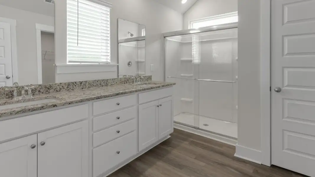 Furnished interior view inside a new home in The Highlands at Cedar Hill Landing, Navassa (Image 12).