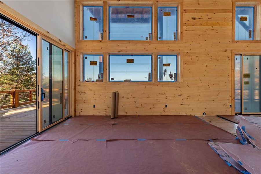 In-progress construction of a new home in , Blue Ridge, GA (Image 32).