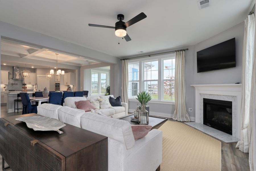 Furnished interior view inside a new home in , Summerville (Image 16).