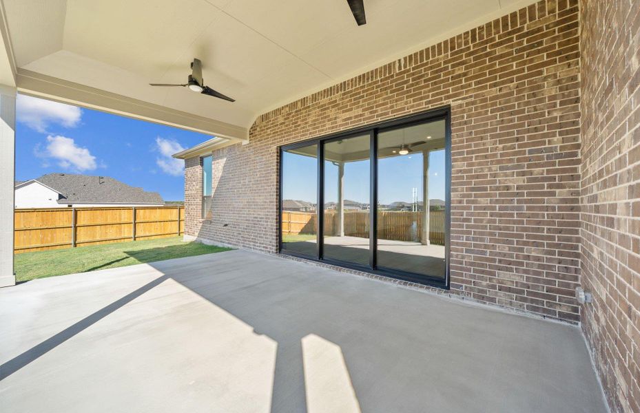 Exterior details and patio area of a home in 6 Creeks, Kyle (Image 16). Exterior details and patio area of a home in 6 Creeks, Kyle (Image 16).