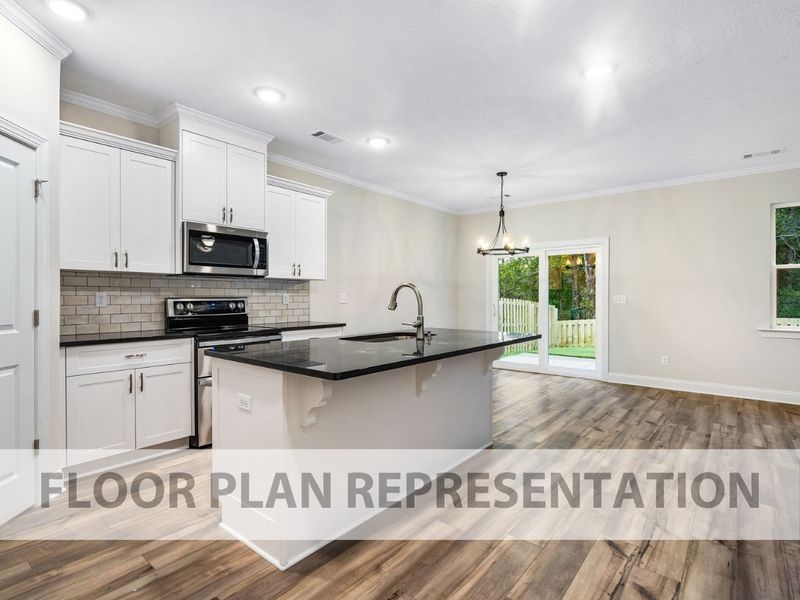 Modern Kitchen | 1486 Plan by Ivey Homes Modern Kitchen | 1486 Plan by Ivey Homes